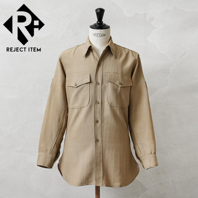 リジェクト 訳あり品 実物 USED 米軍 ヴィンテージ 50’s USMC ロングスリーブ オフィサーシャツ【キャンペーン対象外】【I】