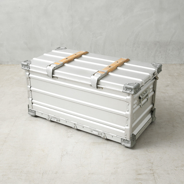 実物 USED ドイツ軍 ZARGES社製 ヴィンテージ 折畳式アルミコンテナ【個別送料】【一部離島配送不可】【キャンペーン対象外】【I】