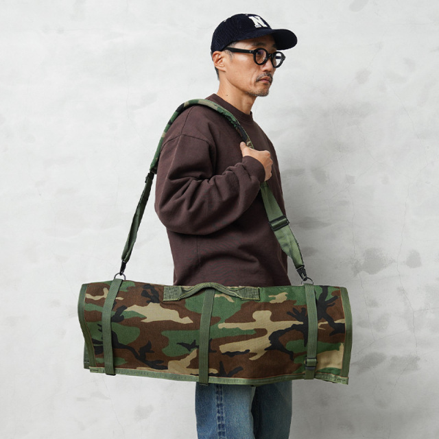 実物 新品 デッドストック 米軍 M240B SPARE BARREL バレルバッグ WOODLAND【キャンペーン対象外】【I】◎