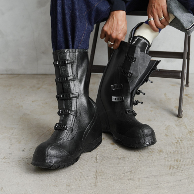 実物 新品 デッドストック 米軍 5バックル ラバー オーバーブーツ【キャンペーン対象外】【I】