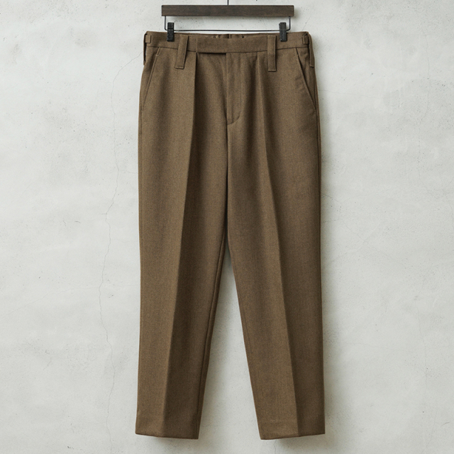 実物 USED イギリス陸軍 ALL RANKS No.2 DRESS ウール トラウザーズ / オフィサーパンツ ブラウン WOOL100%【キャンペーン対象外】【I】