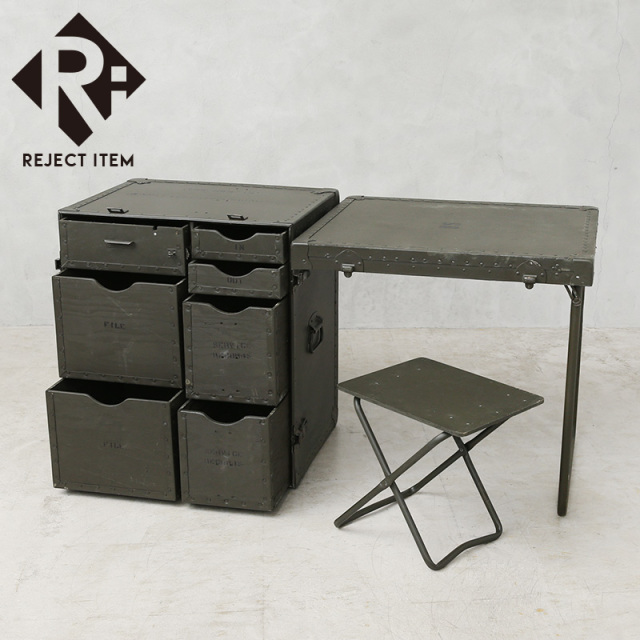 リジェクト 訳あり品 実物 USED 米軍 U.S.ARMY 米陸軍 フィールドデスク 中隊デスク BIT BIG（奥行長め）【キャンペーン対象外】【I】【K】【一部離島配送不可】