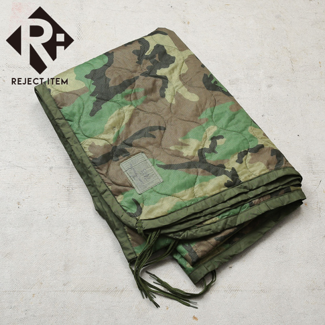 リジェクト 訳あり 実物 USED 米軍 ポンチョライナー ウッドランド迷彩【キャンペーン対象外】【I】