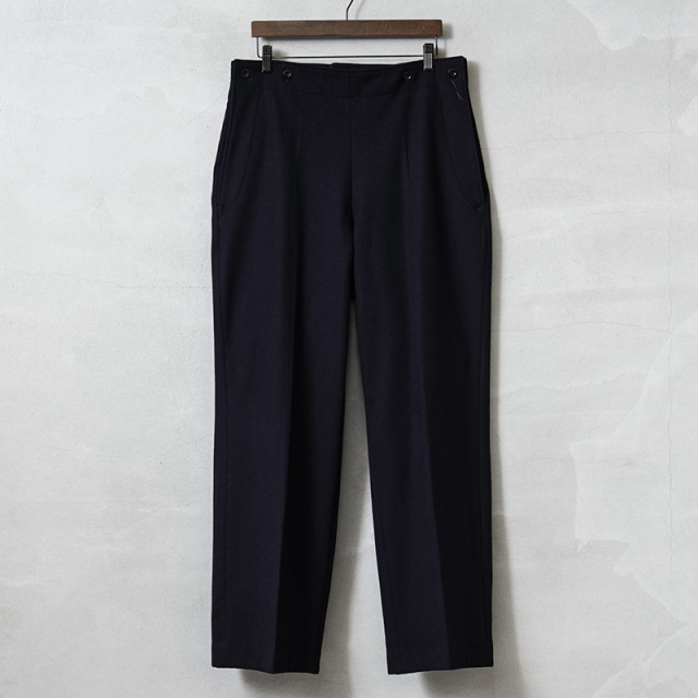 実物 USED ドイツ軍 ウール セーラーパンツ NAVY ウエスト飾りボタン【キャンペーン対象外】【I】