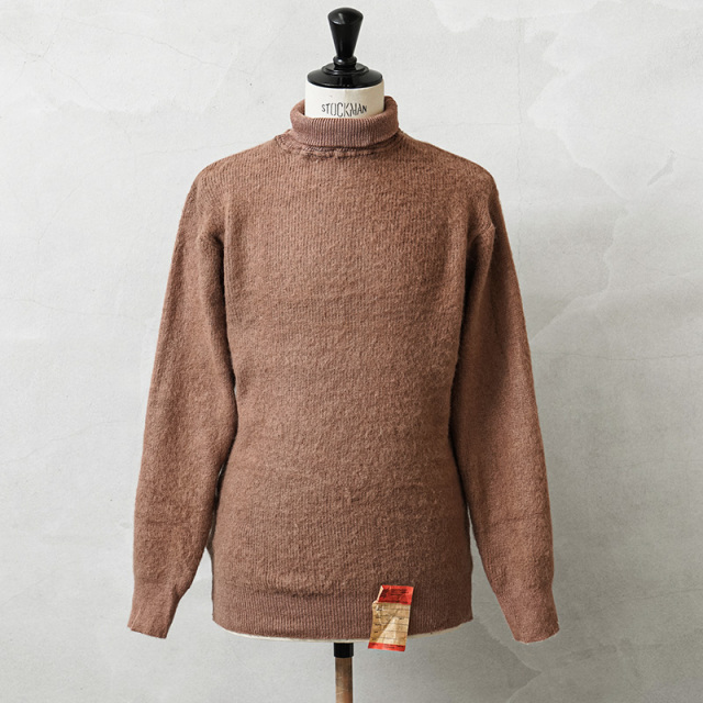 実物 新品 デッドストック ロシア軍（旧ソ連軍） タートルネック ウールセーター ブラウン【キャンペーン対象外】【I】