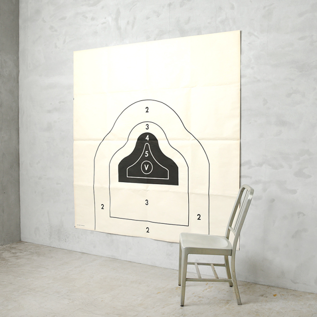 実物 新品 デッドストック 米軍 ヴィンテージ ライフル射撃 ターゲット D 3枚セット【キャンペーン対象外】【T】