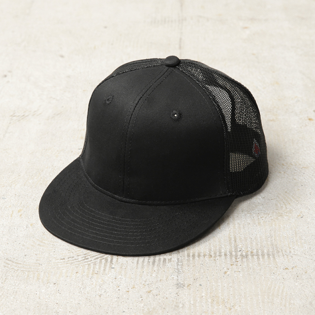 MADE IN USA デッドストック ビンテージ スナップバック メッシュキャップ BLACK【キャンペーン対象外】【T】