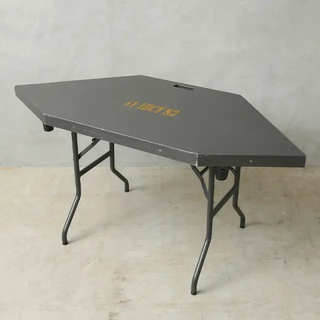 実物 USED 米軍 フォールディング コーナーテーブル ステンシル【キャンペーン対象外】【I】【K】【一部離島配送不可】