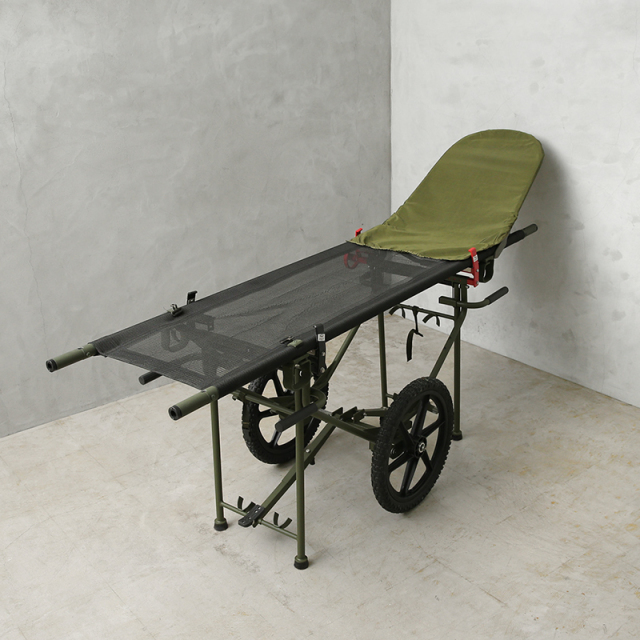 実物 USED 米軍 メディカル ホイールド リッター キャリア 折りたたみ式車輪付き担架搬送台車【一部離島配送不可】【キャンペーン対象外】【T】【K】【送料込】