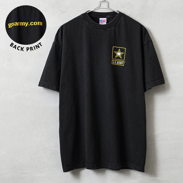 USED 米軍 U.S.ARMY オフィシャルライセンス リクルーティング バックプリント Tシャツ goarmy.com #7【キャンペーン対象外】【I】