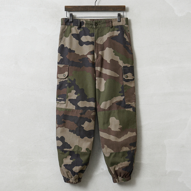 実物 USED フランス軍 F-2 カーゴパンツ CCEカモ リップストップ【キャンペーン対象外】【I】