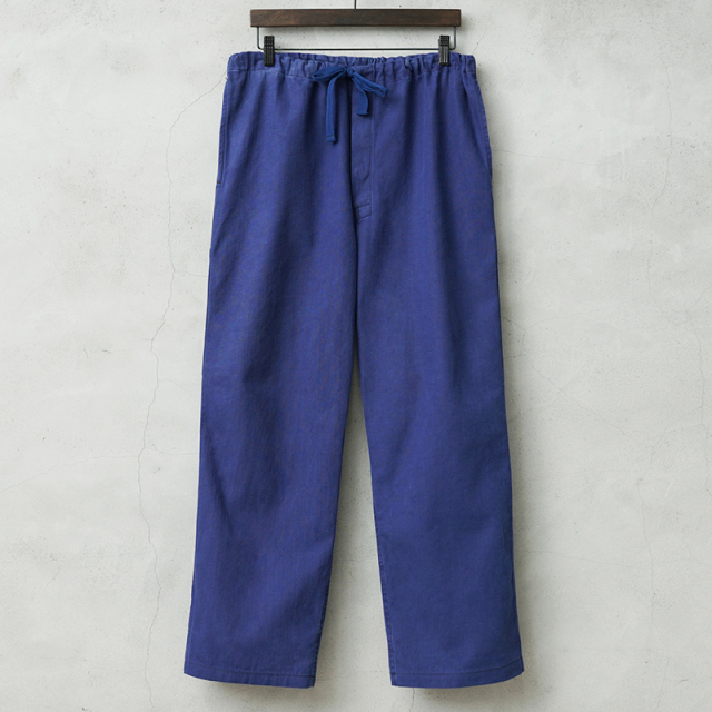 ☆今だけ15%OFF☆実物 USED オーストリア軍 ヘリンボーンツイル ブルーワークパンツ【キャンペーン対象外】【I】