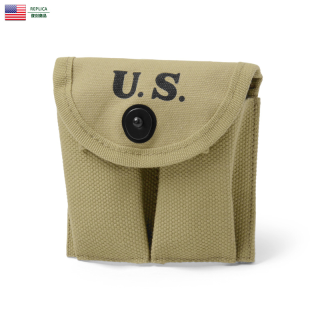 ★カートで割引対象品★【ネコポス便対応】新品 米軍 WWII EQUIPMENT M1 コットンカービンマガジンポーチ【T】