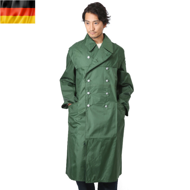 実物 新品 ドイツ警察 1950年代製 レインコート ミリタリーファッション 軍服【キャンペーン対象外】【I】