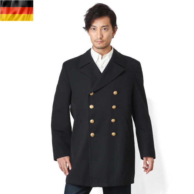 ☆今だけ15%OFF☆実物 ドイツ軍 NAVY オーバーコート ミリタリーファッション 軍服【キャンペーン対象外】【I】