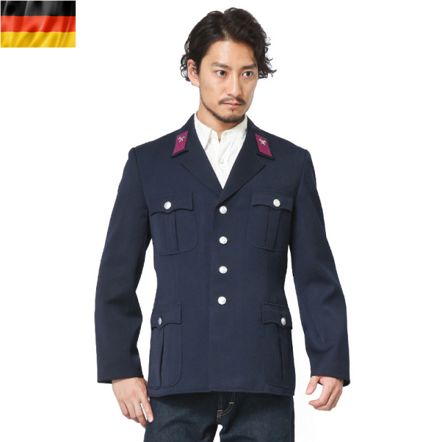 実物 東ドイツ ファイヤーマン ユニフォームジャケット ミリタリーファッション 軍服【キャンペーン対象外】【T】