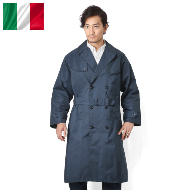 実物 イタリア軍 AIR FORCE オーバーコート USED ミリタリーファッション 軍服【キャンペーン対象外】【I】