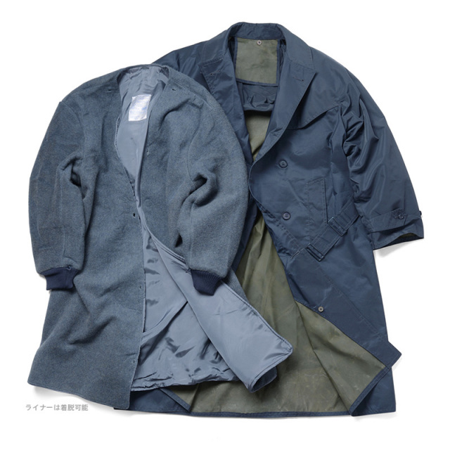 イタリア軍 AIR FORCE オーバーコート 軍放出品 ミリタリー