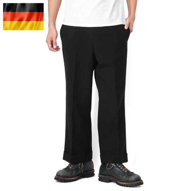 実物 新品 ドイツ軍 GABARDINE FLAME パンツ ミリタリーファッション 軍パン 軍服【キャンペーン対象外】【T】