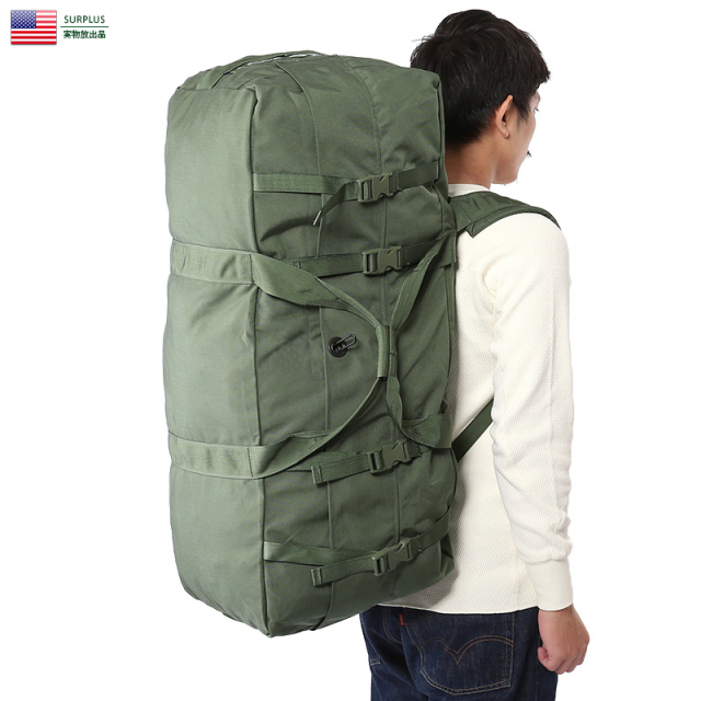 実物 新品 米軍 トランスポートダッフルバッグ OD #2 【キャンペーン対象外】 米軍放出品【T】ミリタリー