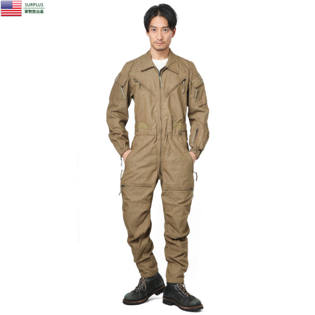 実物 新品 米軍 IMPROVED COMBAT VEHICLE CREWMEN'S カバーオール COYOTE 米軍放出品 ミリタリーファッション 軍パン 軍服【キャンペーン対象外】【T】