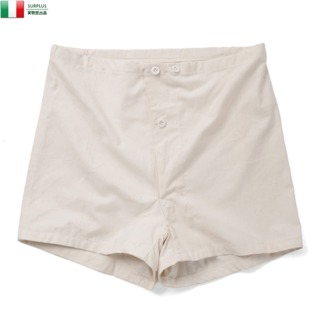 実物 新品 イタリア軍 ECRUショーツ ミリタリー 軍放出品 ミリタリーファッション 軍パン 軍服【キャンペーン対象外】【T】