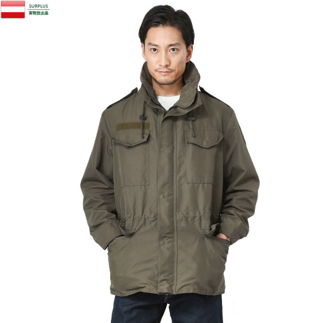 実物 オーストリア軍 GORE TEX（ゴアテックス） M-65フィールドジャケット ミリタリージャケット ミリタリーファッション 軍服【キャンペーン対象外】【I】
