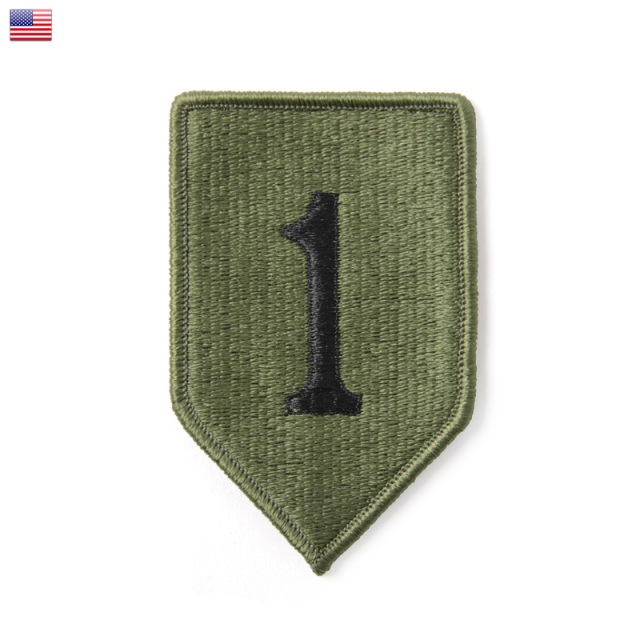 ★カートで割引対象品★【ネコポス便対応】新品 米軍 U.S.ARMY 第一歩兵師団パッチ（ワッペン） THE BIG RED ONE ザ ビッグレッドワン 米陸軍 第1歩兵師団 ミリタリー【T】
