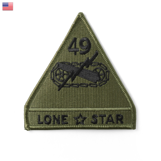 米軍 U.S.ARMY 第四九機甲師団パッチ ワッペン LONE STAR ローン
