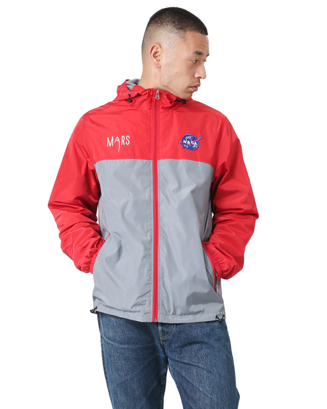 NASA公式 OFFICIAL ナサ オフィシャル MARS ジップアップ