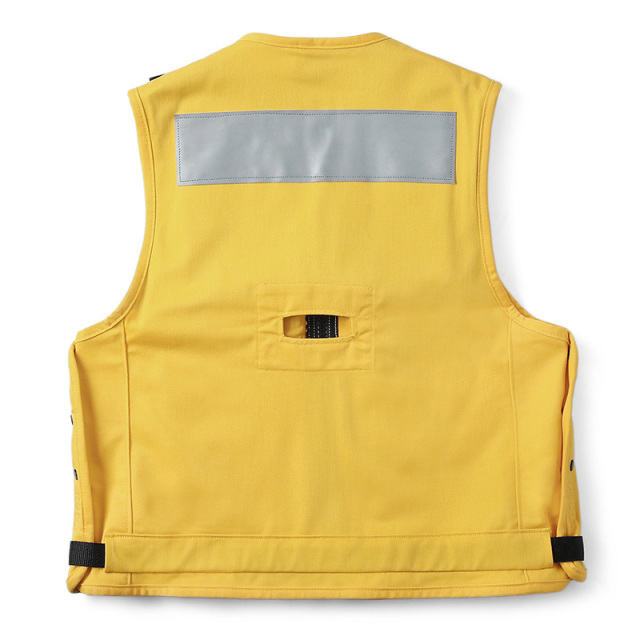 米海軍 U.S.NAVY LIFE PRESERVER VEST TYPE MARK I YELLOW ベスト 米軍放出品 ミリタリーショップ