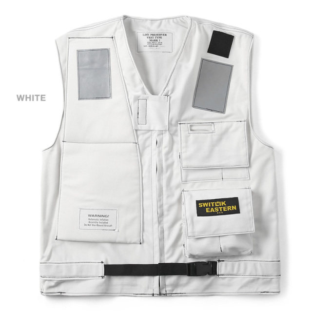 米軍　ライフジャケット　LIFE PRESERVER VEST　グリーン　M米軍放出品