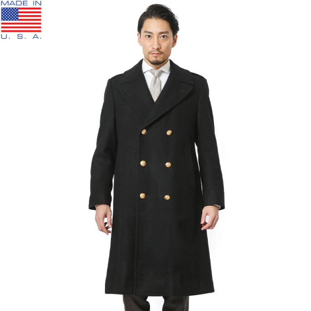 MADE IN USA 米海兵隊 USMC ウールオーバーコート ミリタリーコート ミリタリーファッション 軍服【キャンペーン対象外】【T】