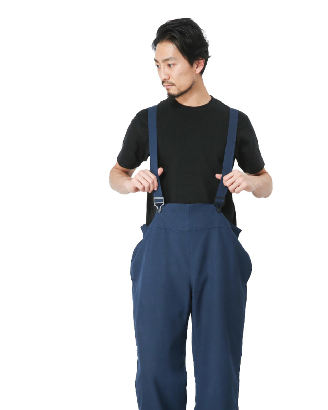MADEN WORKWEAR海軍ミリタリーオーバーオールサロペットデニムパンツ