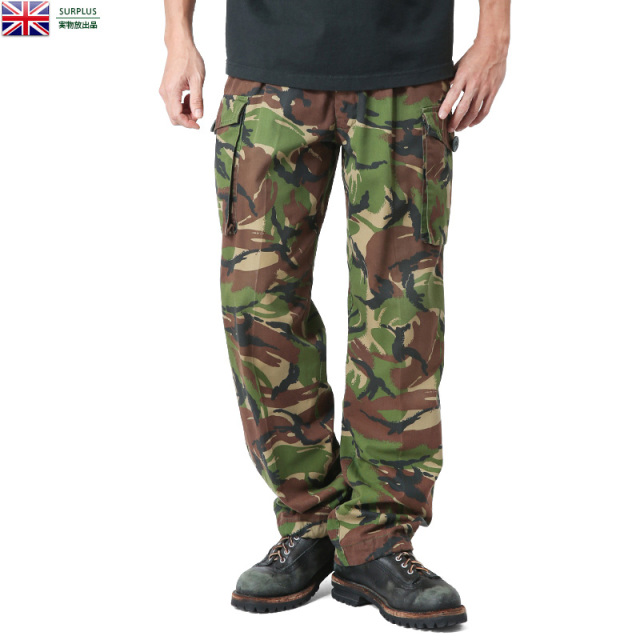 実物 USED イギリス軍 ライトウェイト コンバットトラウザー カーゴパンツ DPMカモ【キャンペーン対象外】 軍服 ミリタリーファッション【I】
