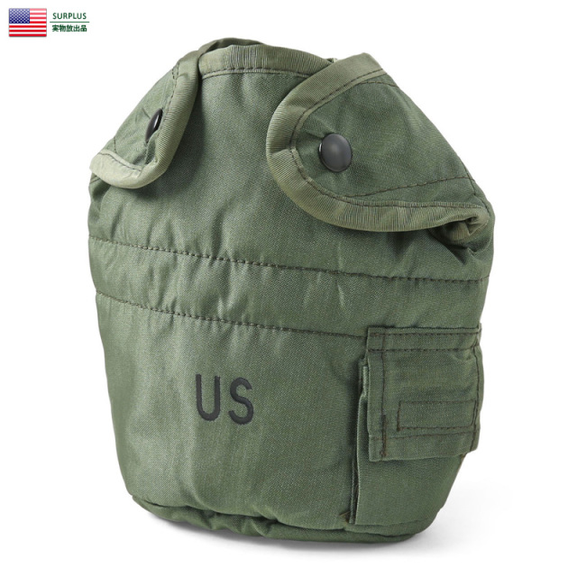 実物 新品 米軍 ウォーターキャンティーン カバー LC-2 OD 米軍放出品 ミリタリー【キャンペーン対象外】【T】