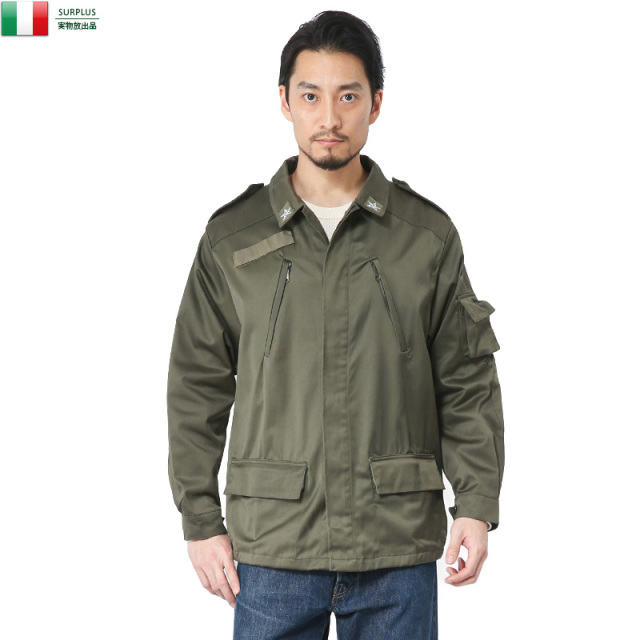 実物 新品 イタリア軍 パラシュートジャケット 軍放出品 ミリタリーファッション 軍服【キャンペーン対象外】【I】