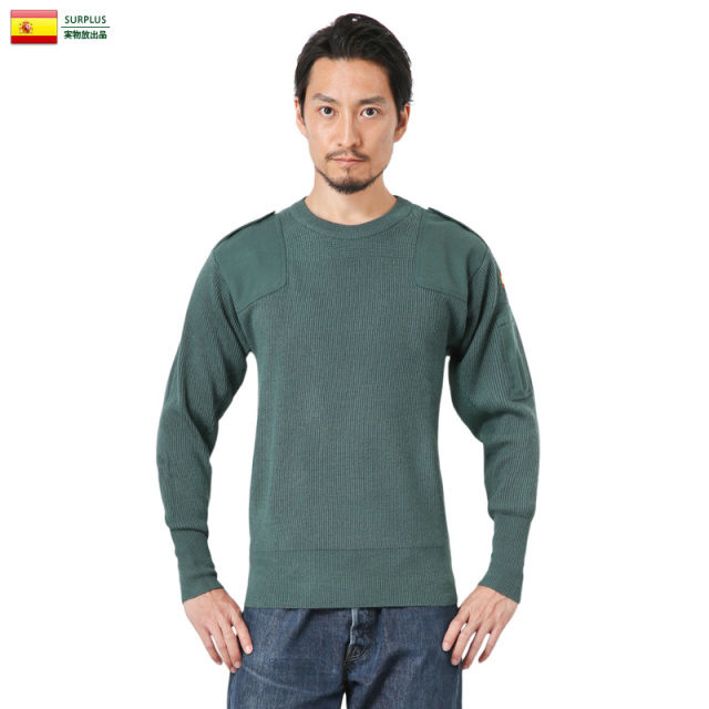 ☆今だけ15%OFF☆実物 新品 スペイン軍 ARMY コマンドセーター ミリタリーファッション 軍服 軍放出品【キャンペーン対象外】【I】