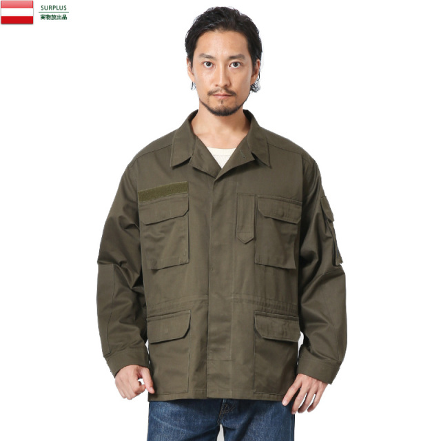 実物 USED オーストリア軍 フィールドジャケット 軍放出品 ミリタリーファッション 軍服【キャンペーン対象外】【I】