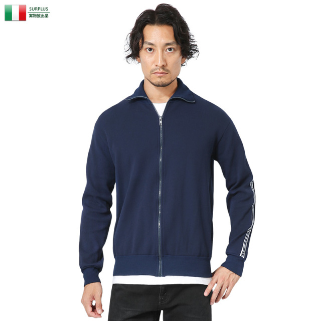 実物 USED イタリア軍 サイドライン ジャージ トラックジャケット 軍放出品 ミリタリーファッション 軍服【キャンペーン対象外】【T】