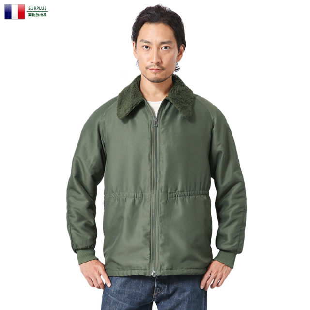実物 USED フランス軍 GENDAMARLE（国家憲兵隊）ボアライナー ジャケット（キャンペーン対象外） ミリタリーファッション 軍服 軍放出品【I】