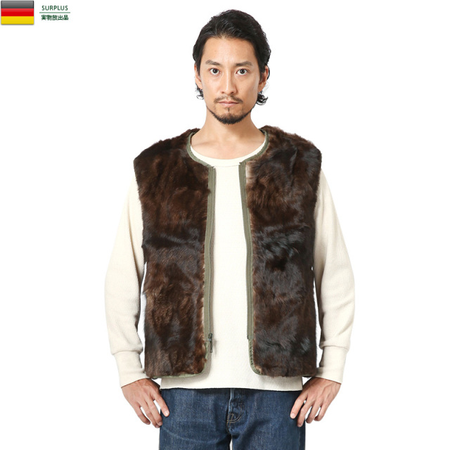 ドイツ軍 ラビットファー ライナー ミリタリーファッション 軍服 軍放出品 ドイツ軍 ラビットファー ライナー ミリタリーファッション 軍服 軍放出品