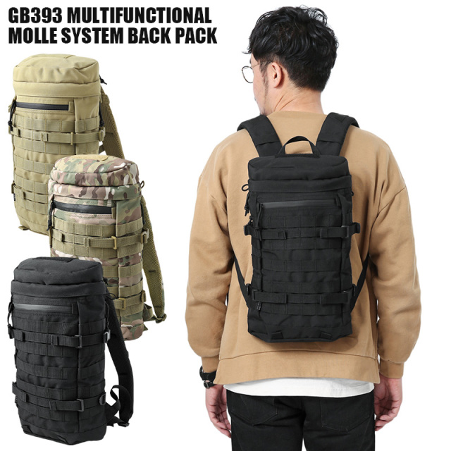 ★カートで割引対象品★新品 GB393 多機能 MOLLE SYSTEM バックパック【T】