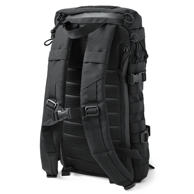 HUF ブラックリュック モールシステム付き GB393 多機能 MOLLE SYSTEM バックパック