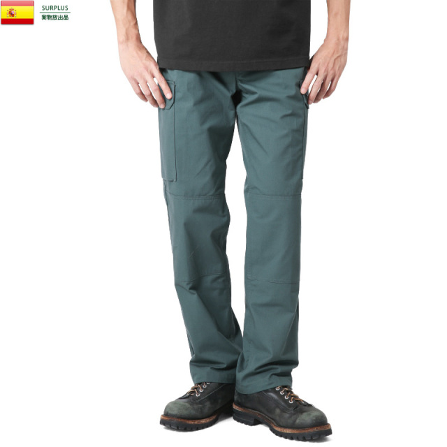 実物 新品 スペイン Guardia Civil グリーン ワークパンツ【キャンペーン対象外】【T】ミリタリー