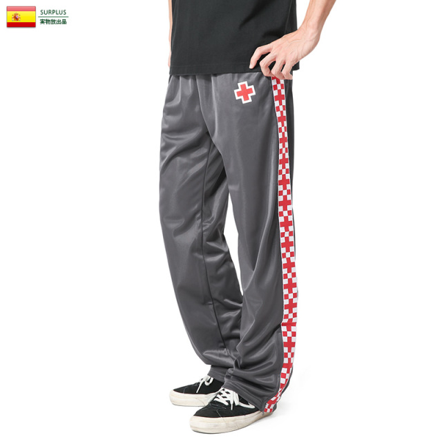 実物 新品 スペイン赤十字 レッドクロス トレーニング トラックパンツ（キャンペーン対象外） デッドストック【I】ミリタリー