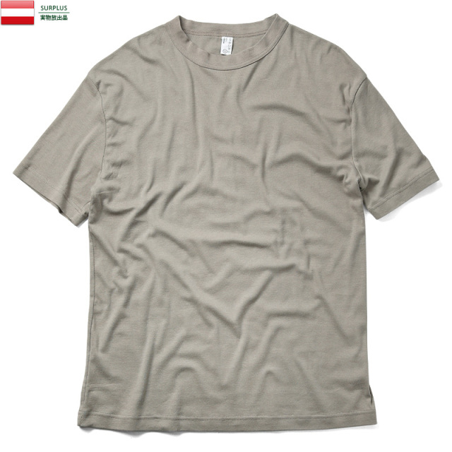 【ネコポス便対応】実物 新品 デッドストック オーストリア軍 トレーニングTシャツ 軍服 ミリタリーファッション 軍放出品【キャンペーン対象外】【T】