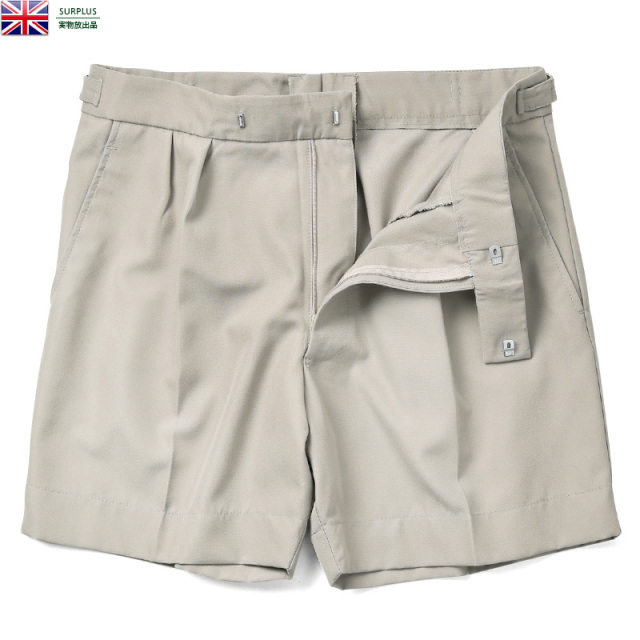 実物 新品 デッドストック イギリス軍 RAF トロピカル オフィサーショーツ【キャンペーン対象外】 軍パン ミリタリーファッション 軍服【I】