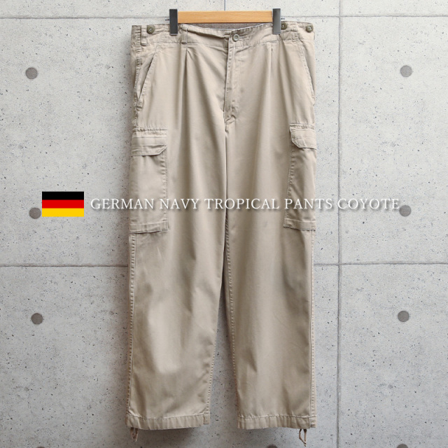実物 USED ドイツ軍 トロピカルカーゴパンツ COYOTE【キャンペーン対象外】 軍服 軍パン ミリタリーファッション【I】