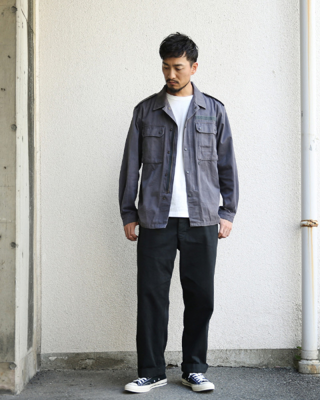 ドイツ軍 グレー フィールドジャケット ミリタリーファッション 軍服